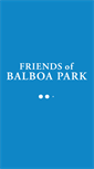 Mobile Screenshot of friendsofbalboapark.org